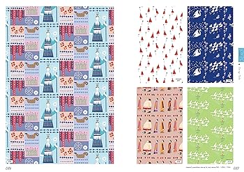 コラージュ素材 80size pack 年末特価 コラージュで彩る 北欧パターン 素材集 (design parts
